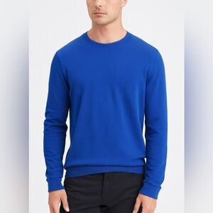 Banana Republic XL Men’s Blue Long Sleeve Waffle Thermal Shirt Top